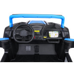 Elektrické autíčko Buggy ATV Racing Dvojmiestne!!! Modrá - 4 X 200 W - 24V7Ah